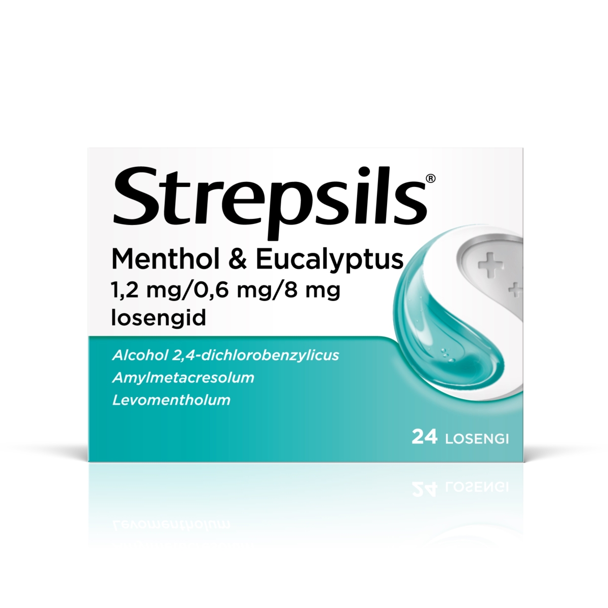 STREPSILS MENTHOL&EUCALYPTUS 0,6MG+1,2MG+8MG N24 LOSENG - Tootepilt