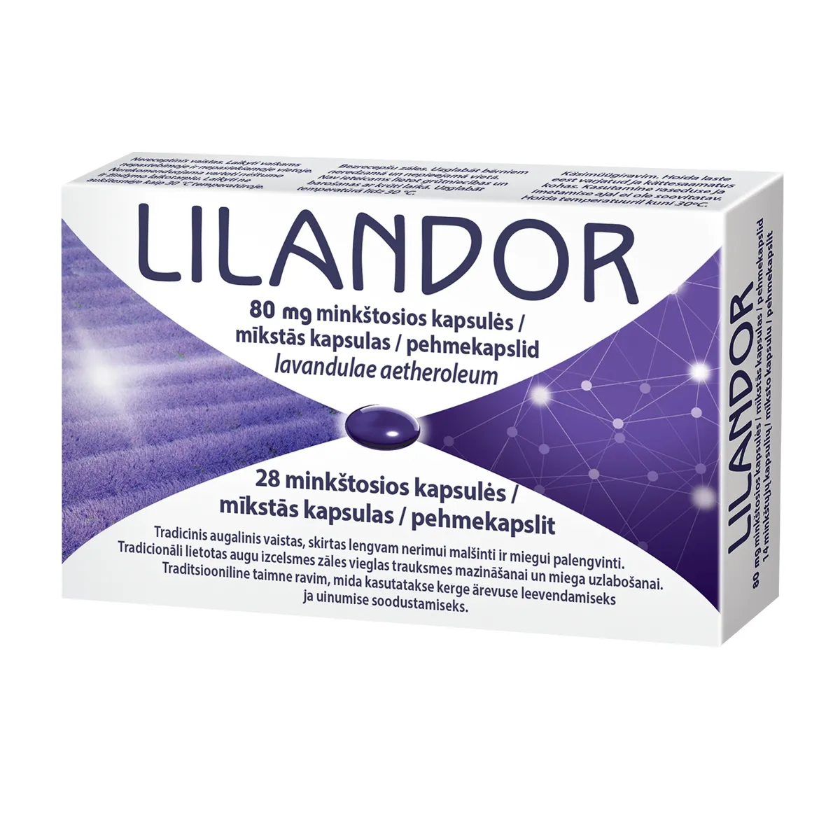 LILANDOR PEHMEKAPSEL 80MG N28 - Tootepilt 1
