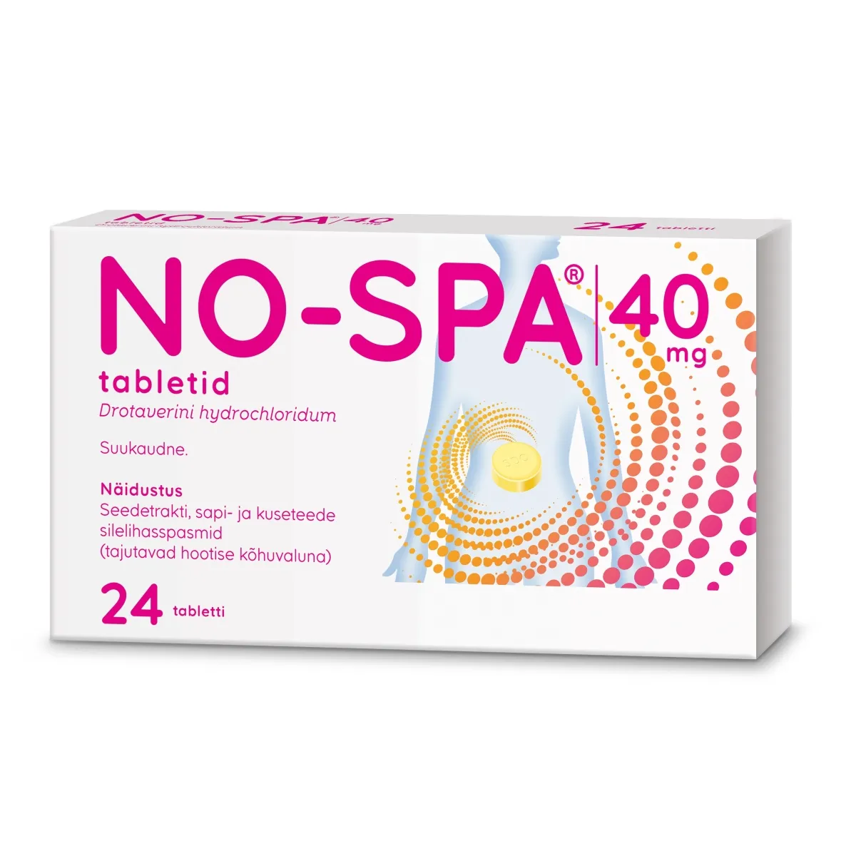 NO-SPA TBL 40MG N24 - Tootepilt