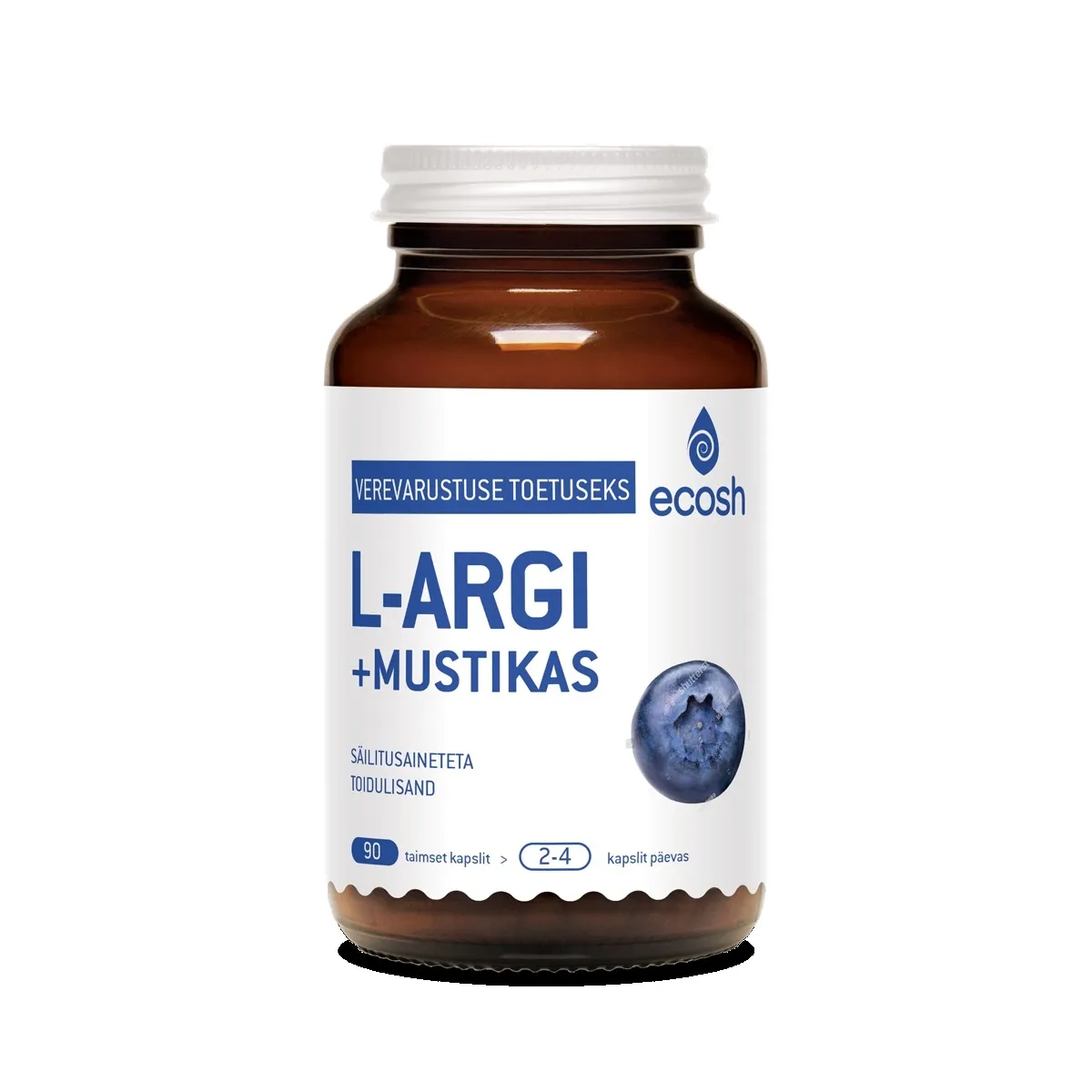 ECOSH L-ARGI+MUSTIKAS KAPSLID N90 - Tootepilt