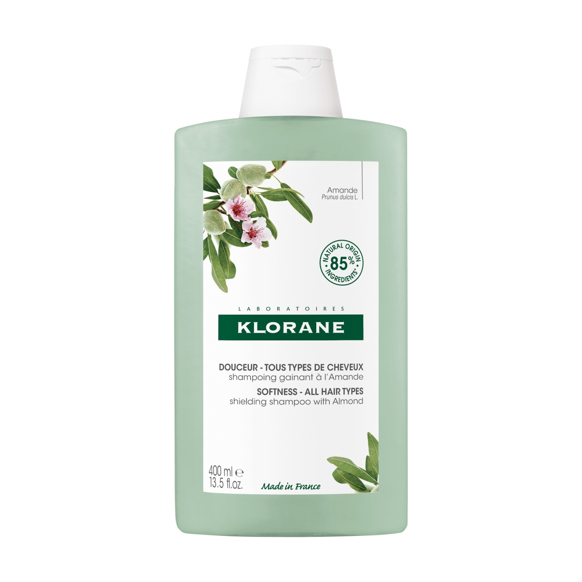 KLORANE SHAMPOON MANDLI KAITSEV 400ML - Tootepilt