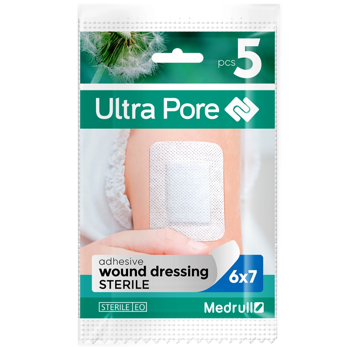 ISEKLEEPUV PLAASTER ULTRA PORE 6X7CM N5 (MEDRULL) - Tootepilt