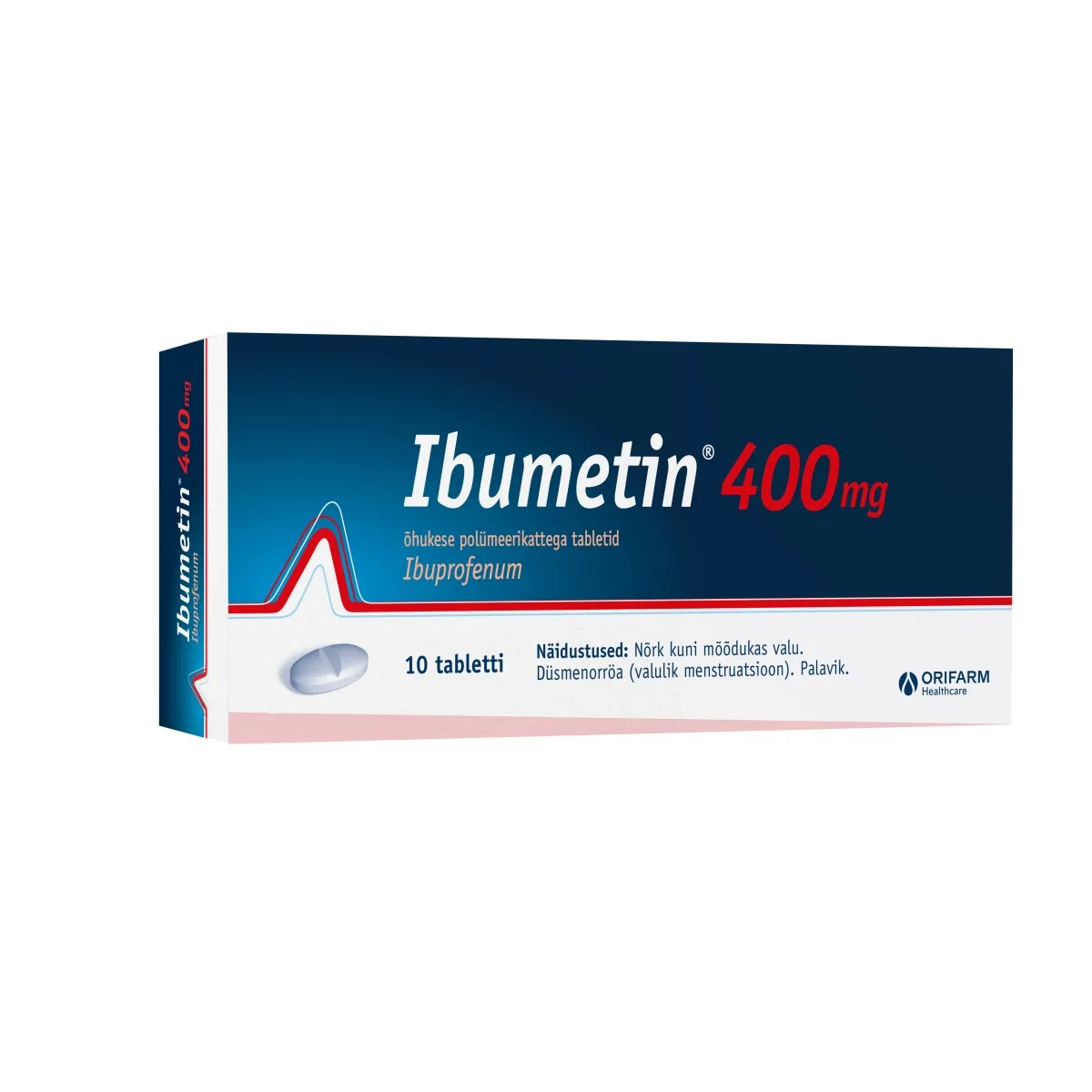 IBUMETIN KATTEGA TBL 400MG N10 - Tootepilt