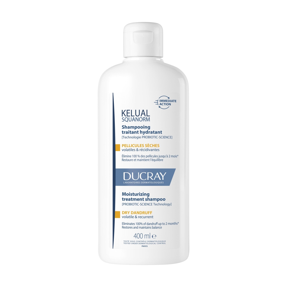 DUCRAY KELUAL SQUANORM SHAMPOON KUIVALE KÕÕMALE 400ML - Tootepilt