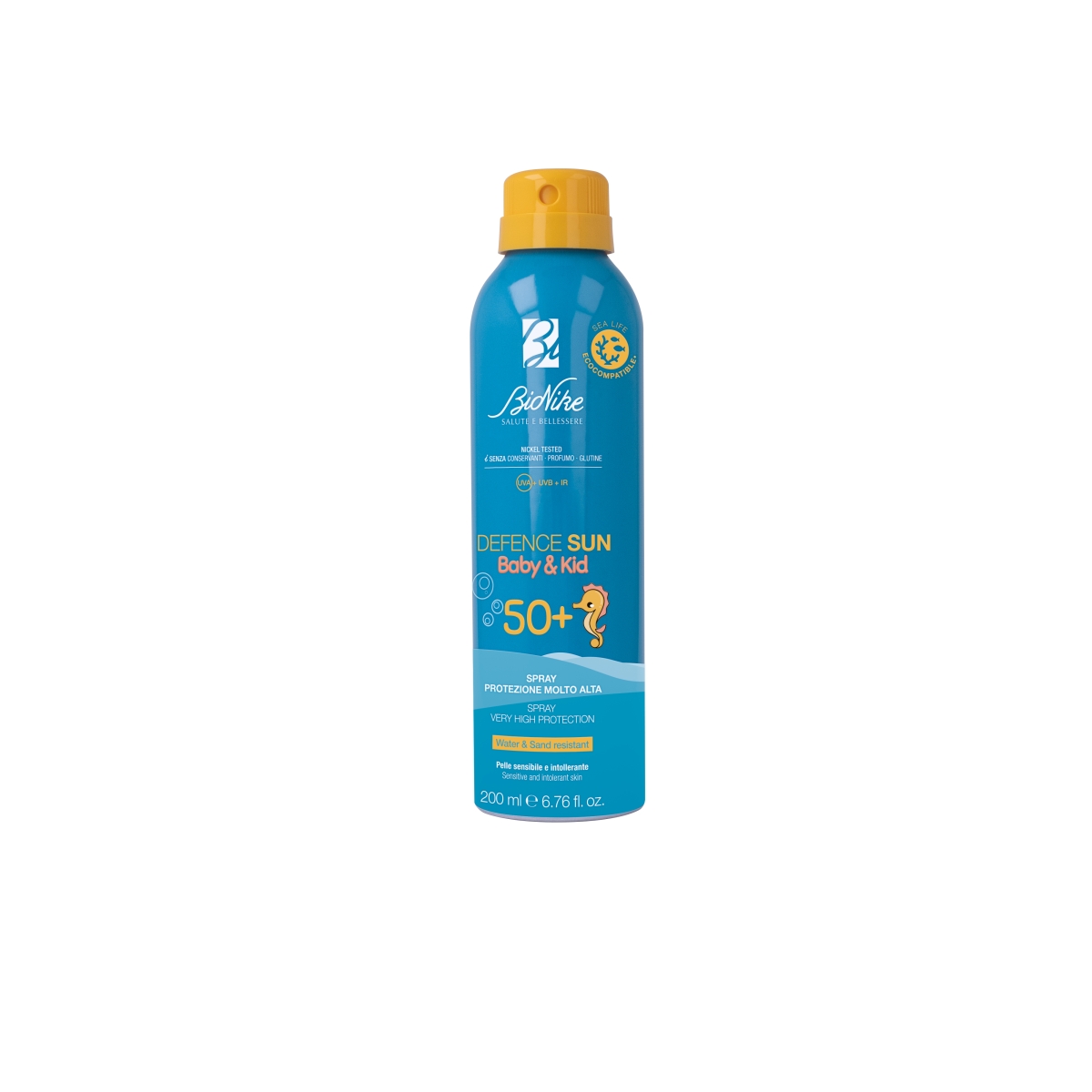 BIONIKE SUN PÄIKESEKAITSE AEROSOOL LASTELE SPF50+ 200ML - Tootepilt