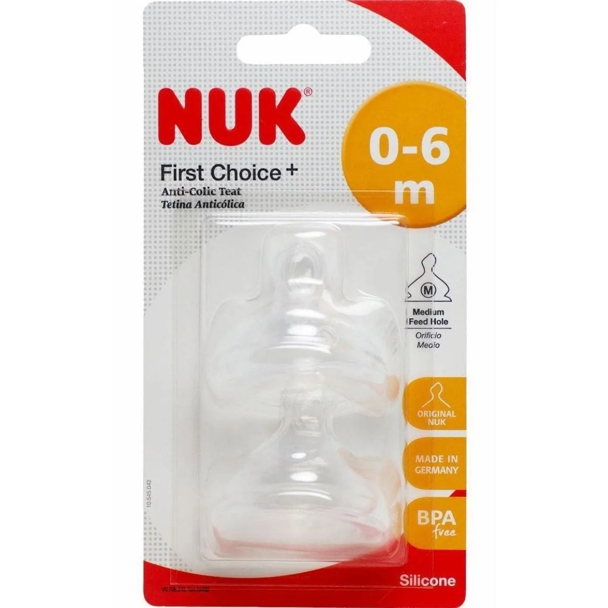 NUK FC+ PUDELILUTT SILIK. S (0-6 KUUD) N2 - Tootepilt