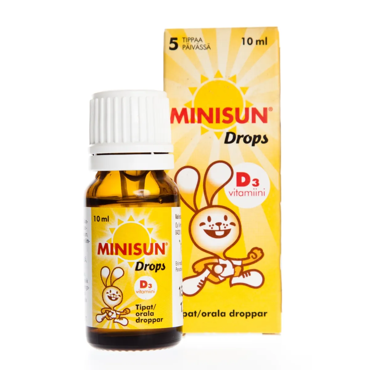 MINISUN JUNIOR VITAMIIN D TILGAD 10ML - Tootepilt
