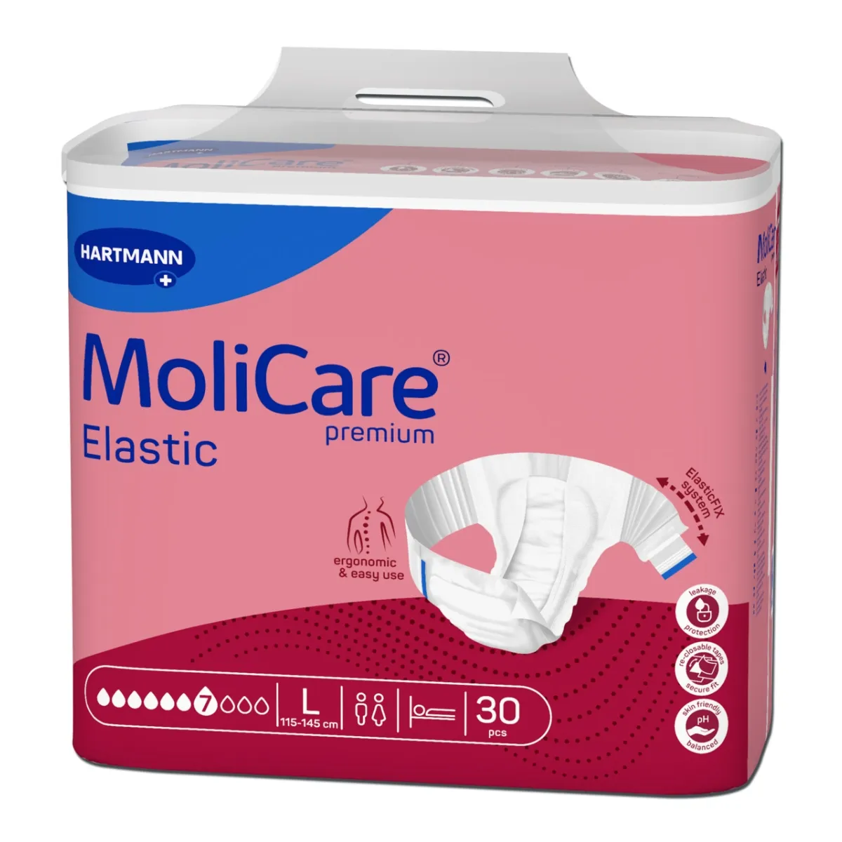 MOLICARE ELASTIC 7 TILKA L N30 - Tootepilt