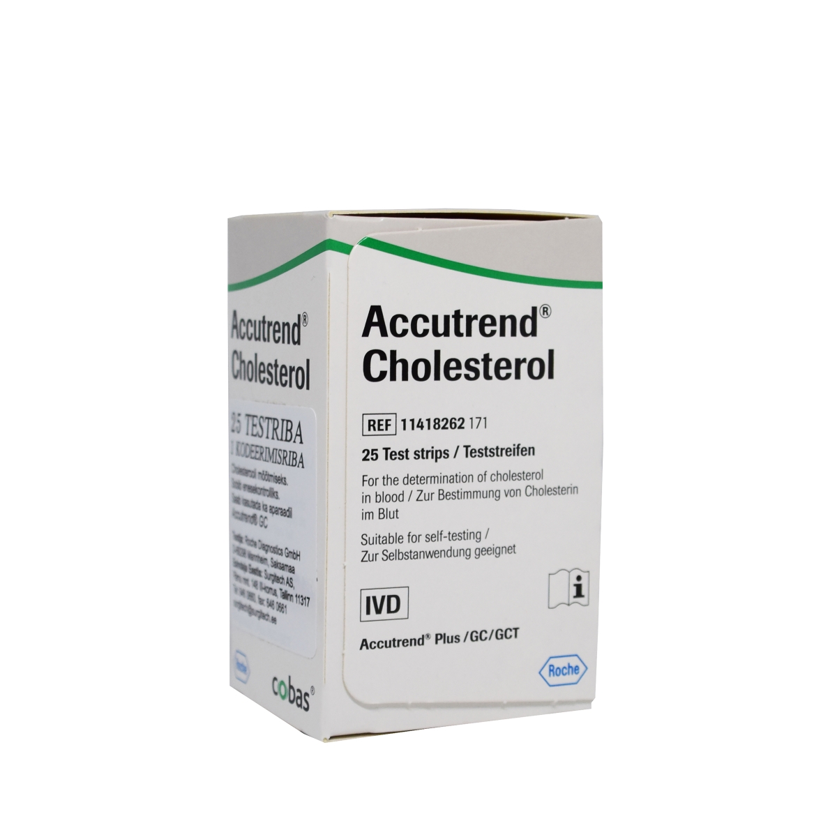 ACCUTREND KOLESTEROOLI TESTRIBAD N25 - Tootepilt