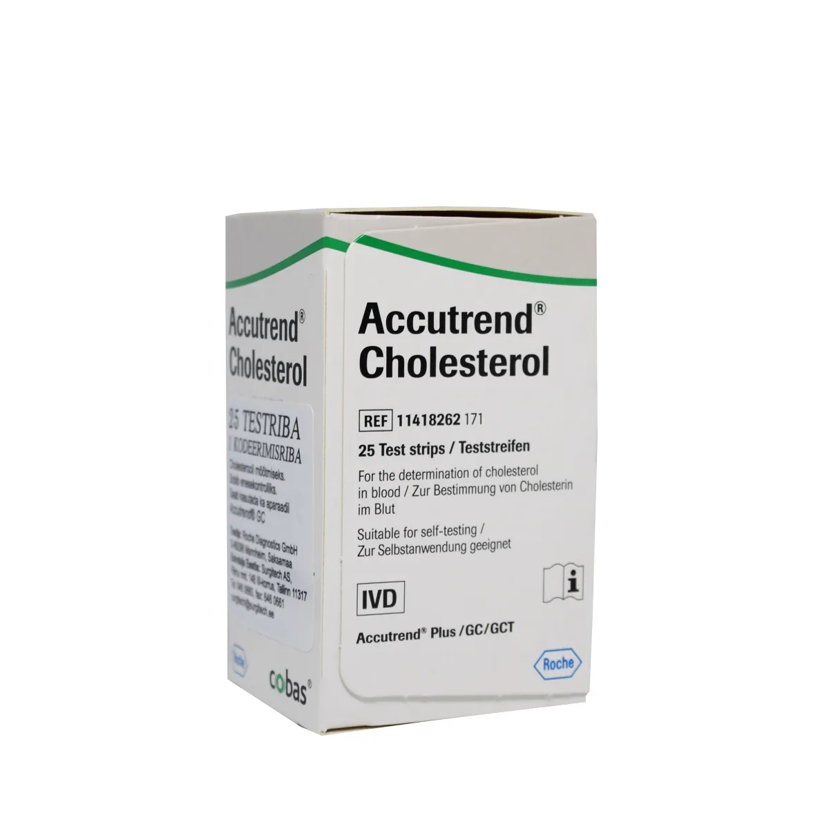 ACCUTREND KOLESTEROOLI TESTRIBAD N25 - Tootepilt