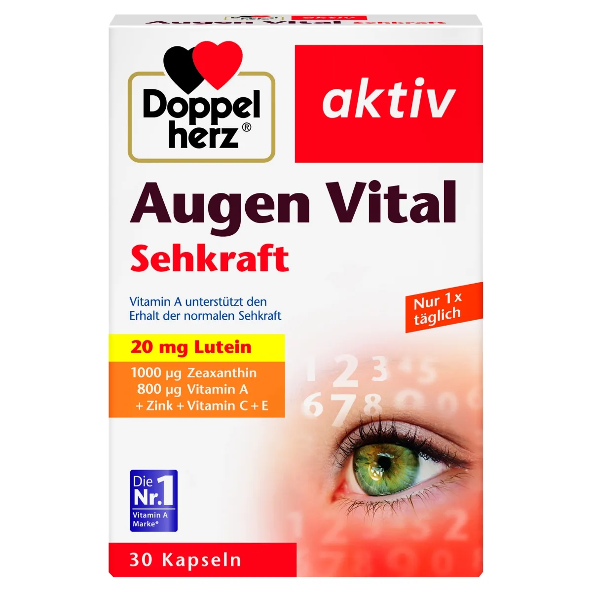 DOPPELHERZ AKTIV AUGEN VITAL KAPSLID  N30 - Tootepilt