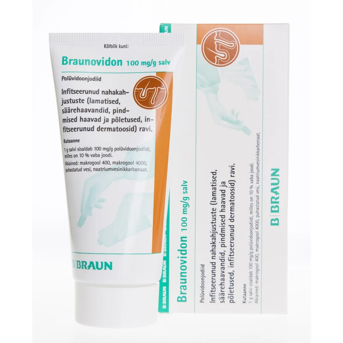 BRAUNOVIDON SALV 100MG/G 100G - Tootepilt