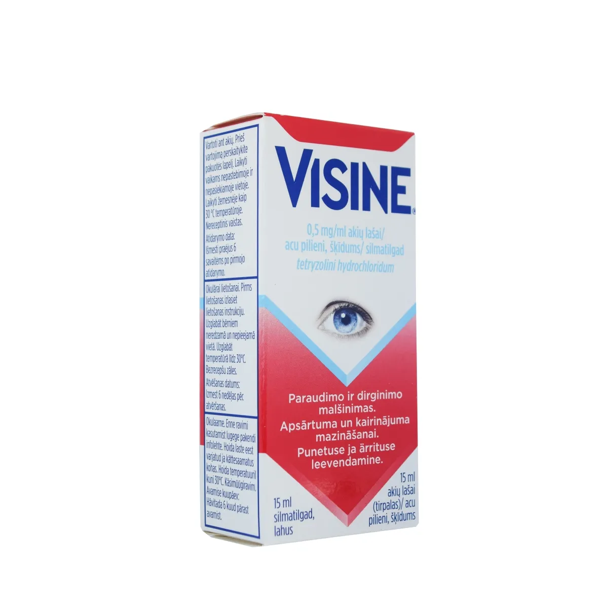 VISINE SILMATILGAD, LAHUS 0,5MG/ML 15ML - Tootepilt