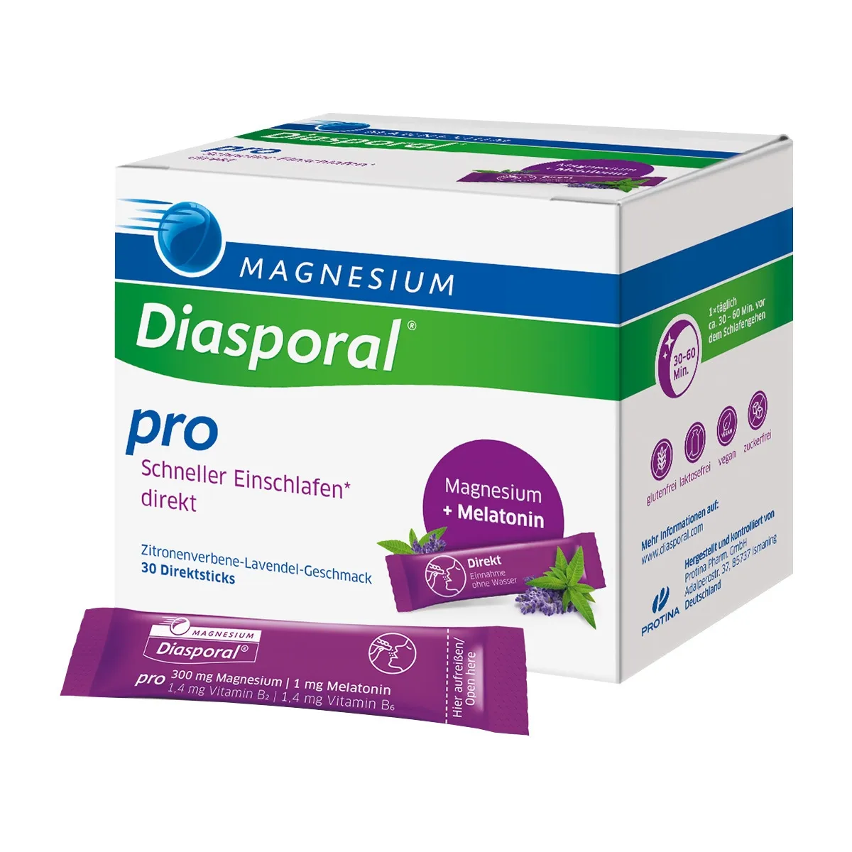 MAGNESIUM DIASPORAL PRO UINUMISEKS DIREKT PLV N30 - Tootepilt