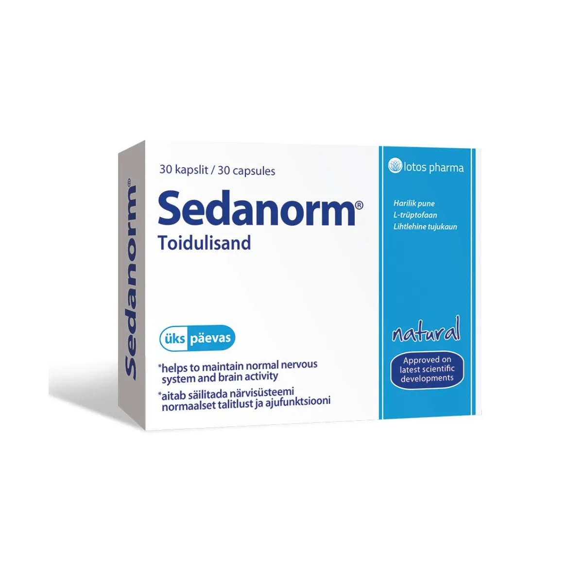 SEDANORM KAPS N30 - Tootepilt