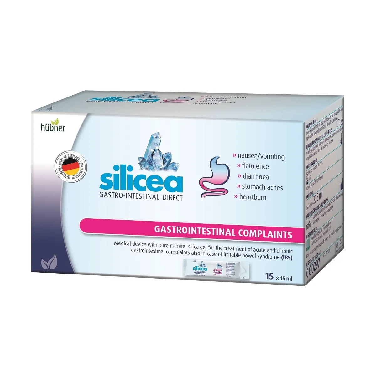 SILICEA SEEDETRAKTI GEEL 15X15ML (FOOLIUMPAKENDID) - Tootepilt