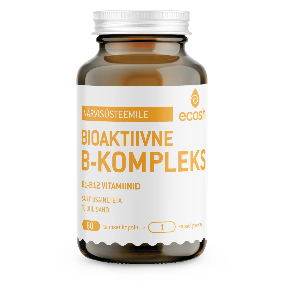 ECOSH B-KOMPLEKS BIOAKTIIVNE KAPSLID N60 - Tootepilt