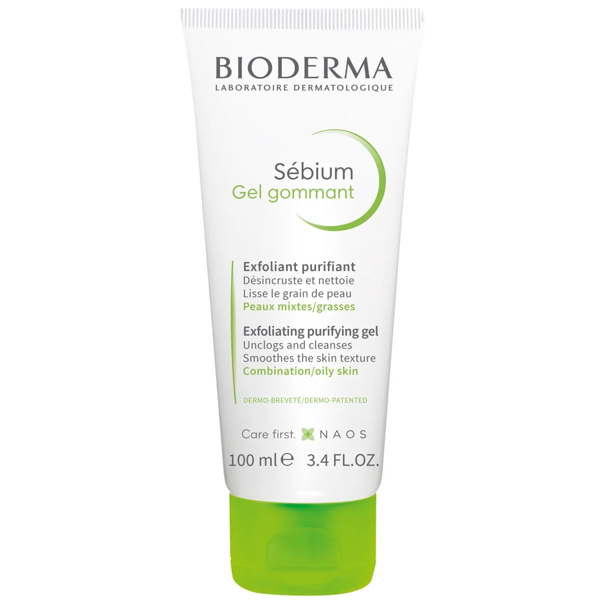 BIODERMA SEBIUM NÄOGEEL KOORIV 100ML - Tootepilt