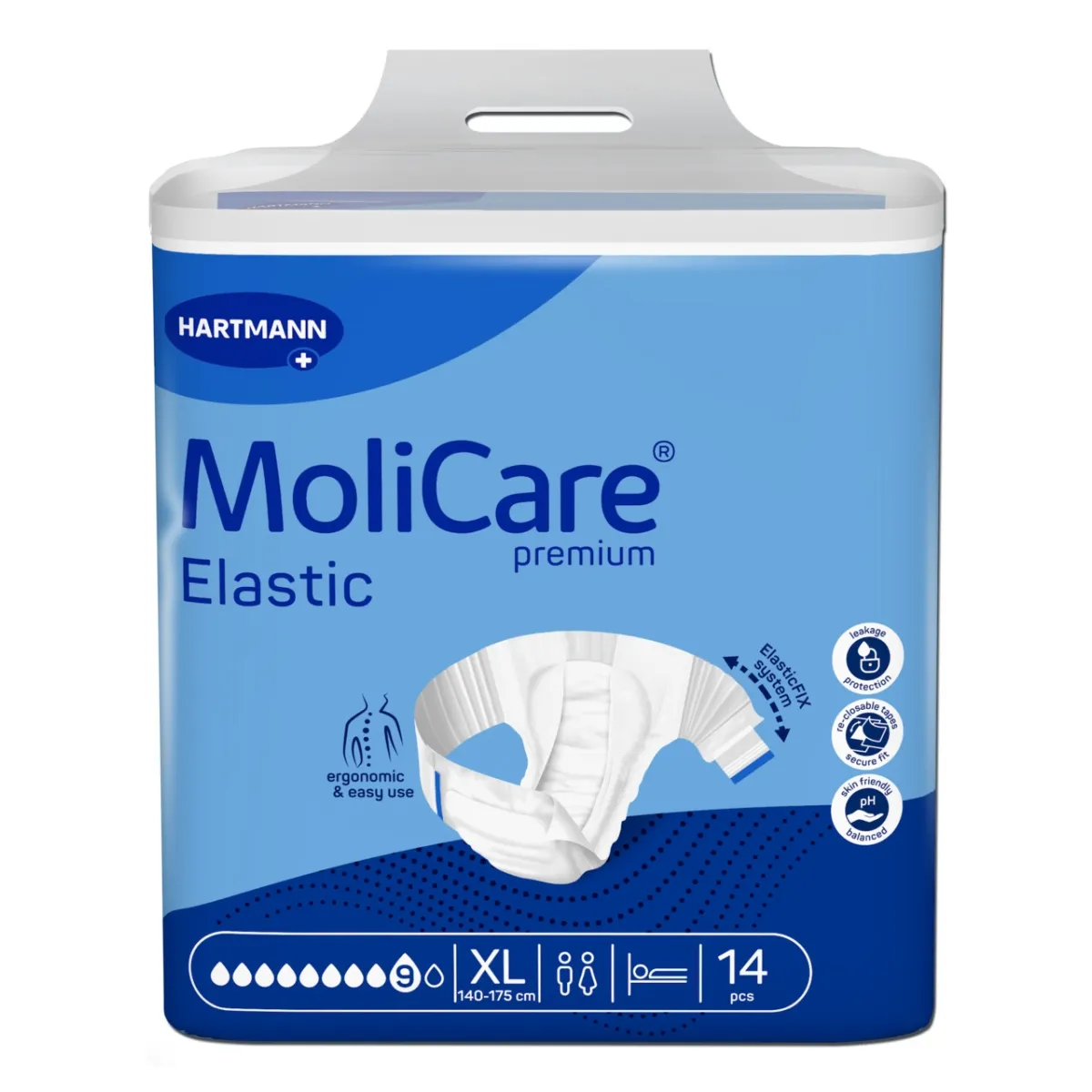 MOLICARE ELASTIC 9 TILKA XL N14 - Tootepilt