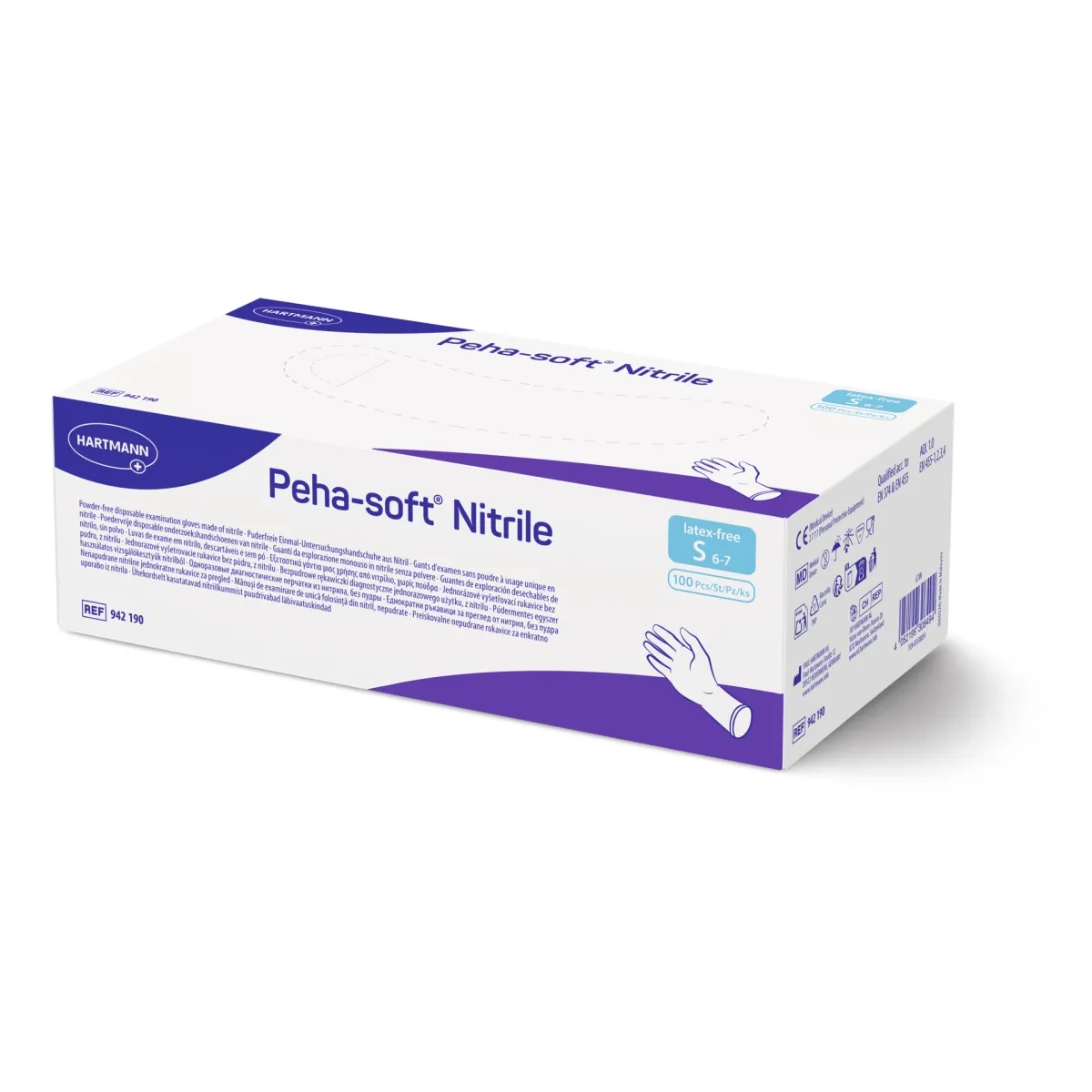 PEHA-SOFT KINDAD NITRILE PUUDRIVABAD S N100 - Tootepilt