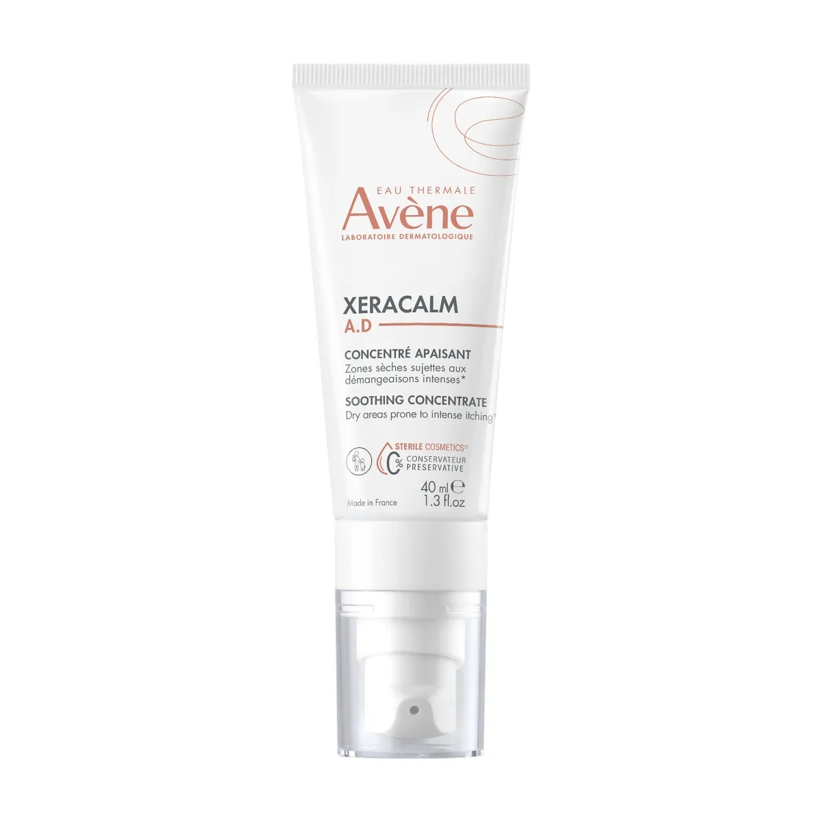 AVENE XERACALM A.D SÜGELUSVASTANE KONTSENTRAAT RAHUSTAV 40ML UUS - Tootepilt
