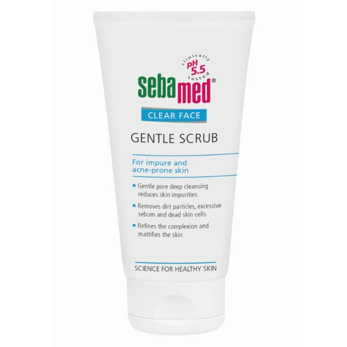 SEBAMED CLEAR FACE ÕRNALT KOORIV PUHASTUSKREEM 150ML - Tootepilt
