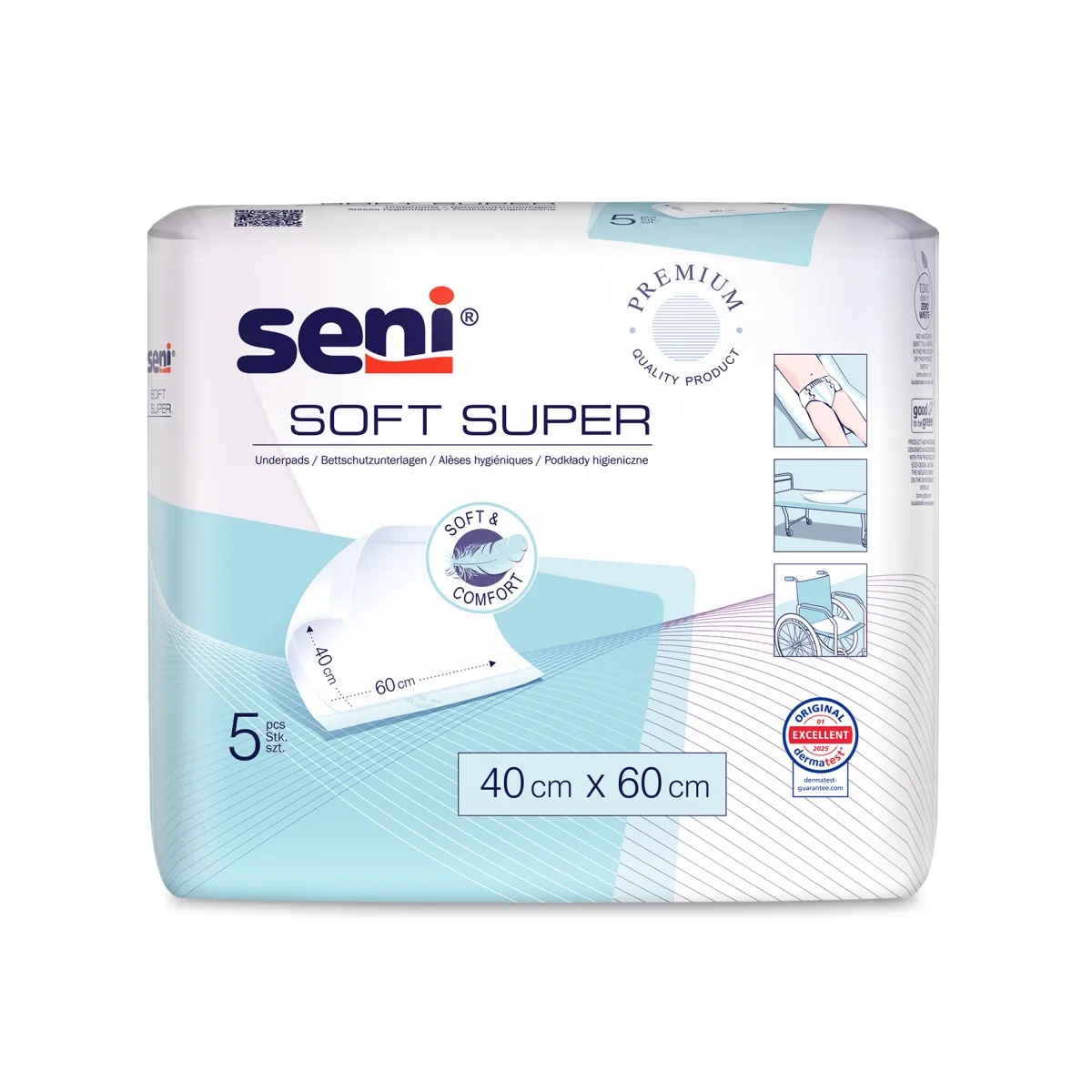 SENI SOFT SUPER ALUSLINAD 40X60CM N5 - Tootepilt