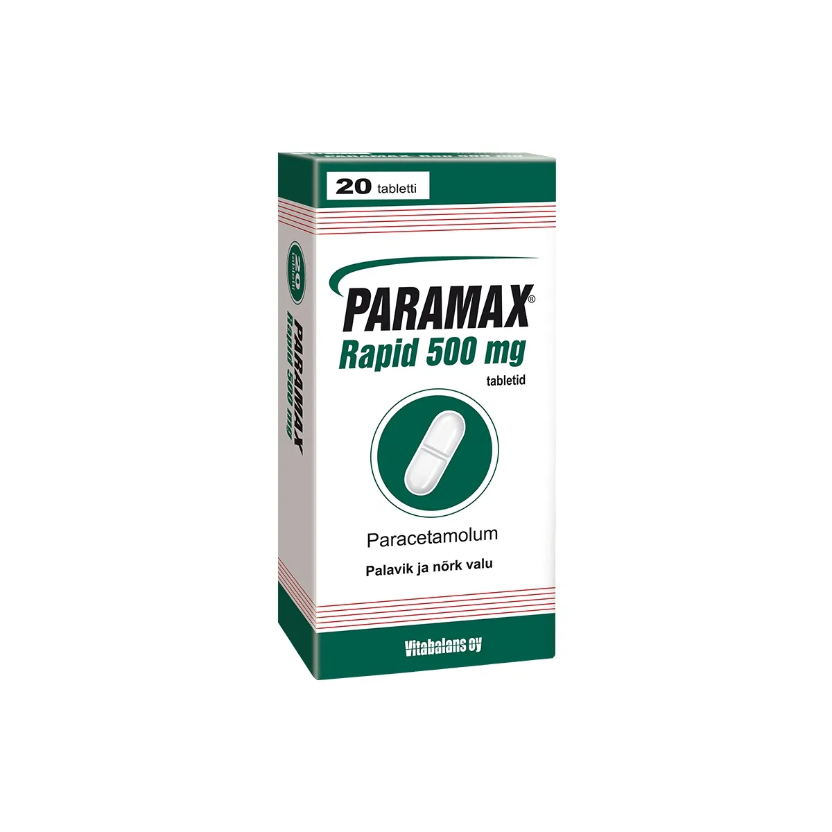 PARAMAX RAPID TBL 500MG N20 - Tootepilt 1