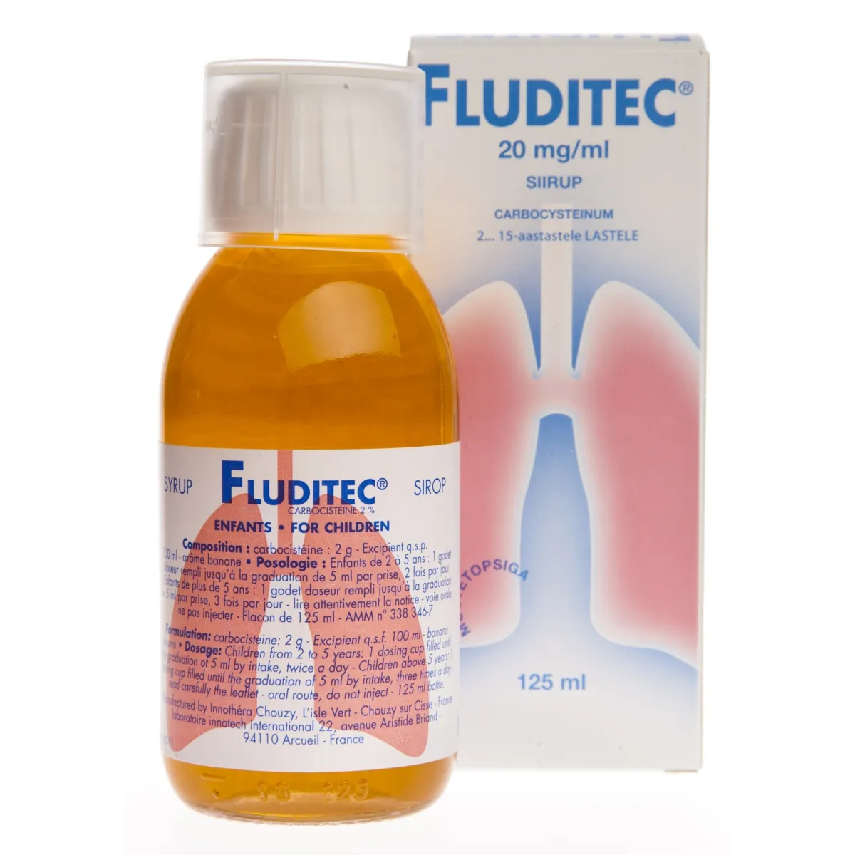 FLUDITEC SIR 20MG/ML 125ML - Tootepilt