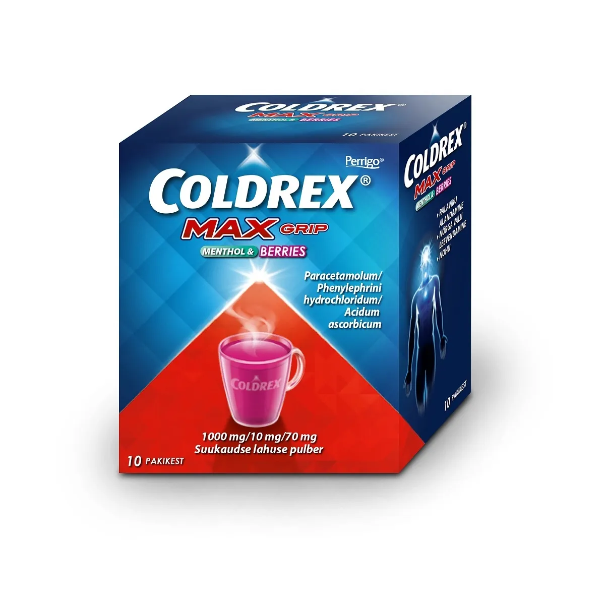COLDREX MAXGRIP MENTHOL & BERRIES 1000+10+70MG N10 - Tootepilt
