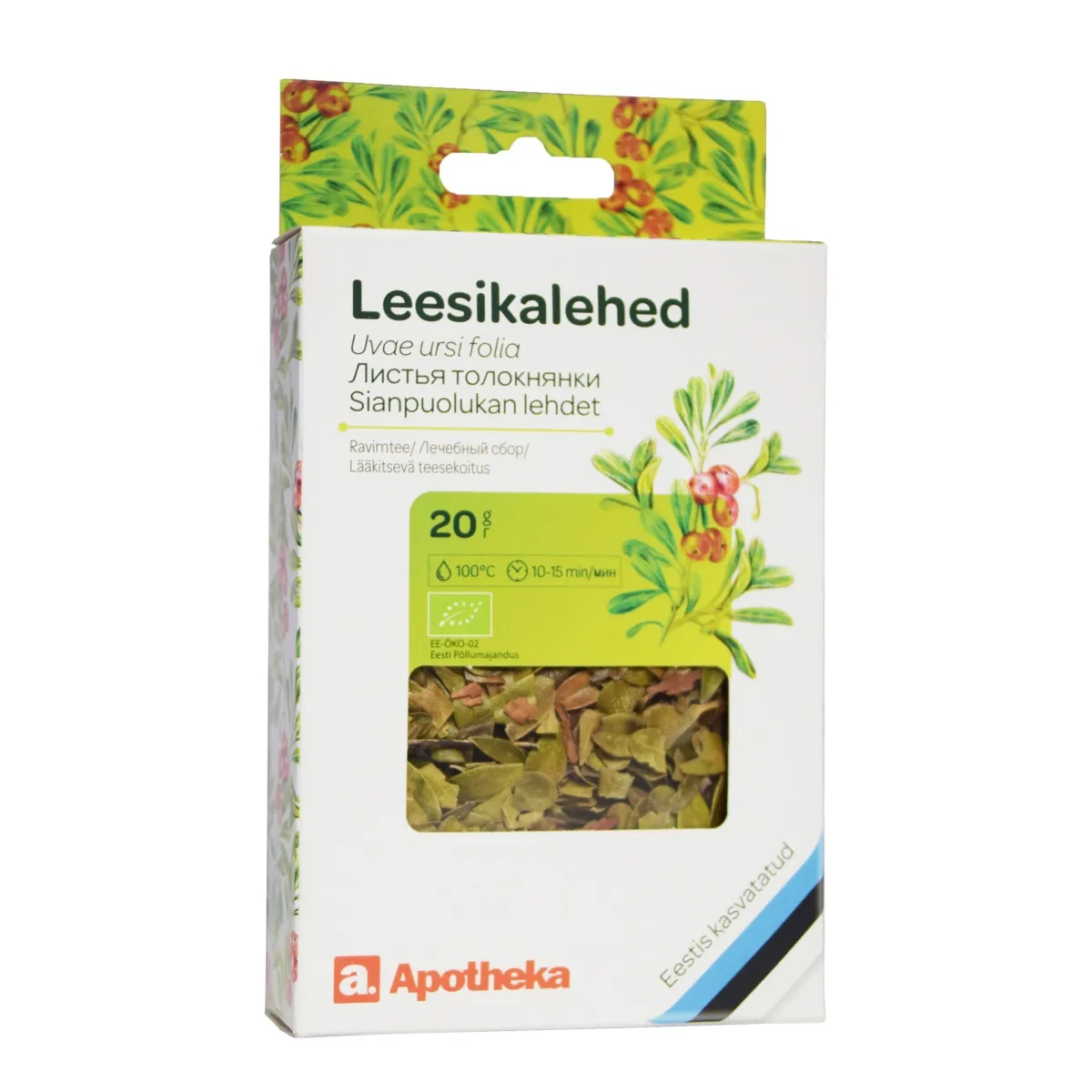 A. TEE LEESIKALEHED 20G (KARP) - Tootepilt