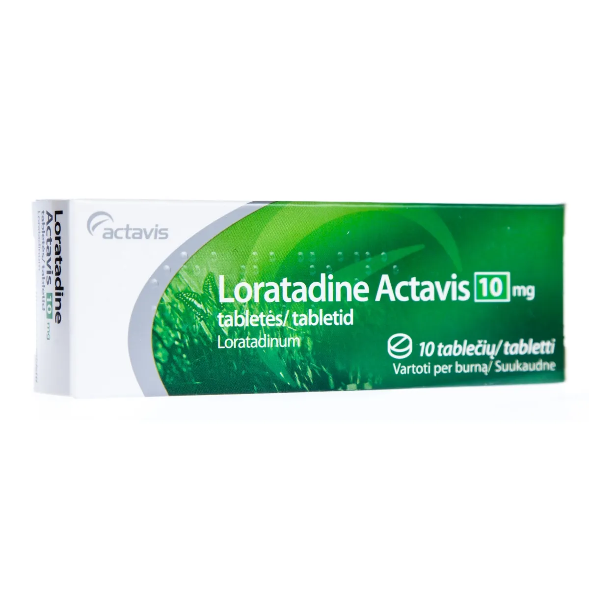 LORATADINE ACTAVIS TBL 10MG N10 - Tootepilt