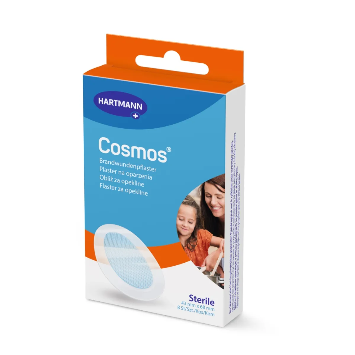 COSMOS PLAASTRID PÕLETUSHAAVADELE 68X43MM N8 - Tootepilt