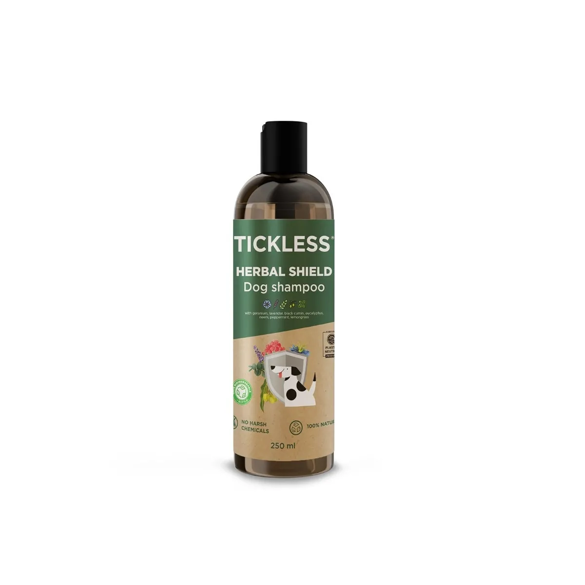 TICKLESS ŠAMPOON HERBAL SHIELD 250 ML - Tootepilt
