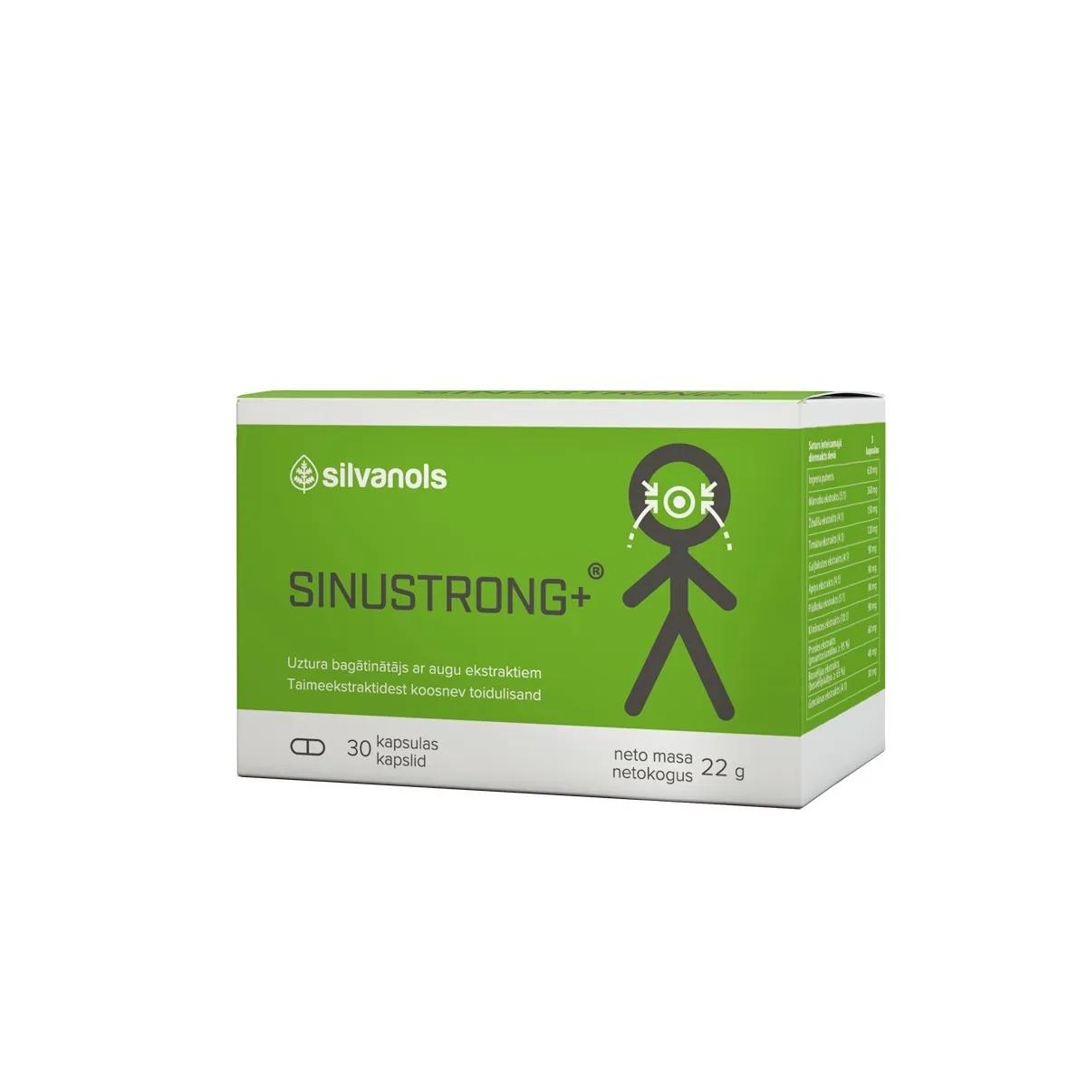 SINUSTRONG PLUS CAPS N30 - Tootepilt