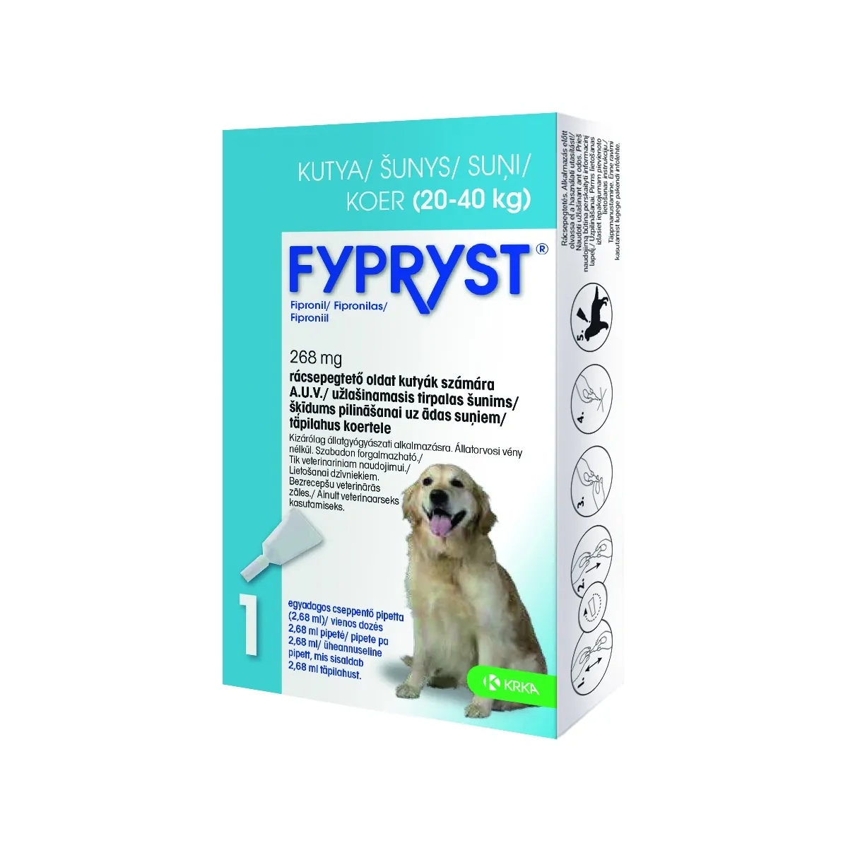 FYPRYST TÄPILAHUS 268MG/2,68ML 2,68ML N1 (20-40KG) - Tootepilt