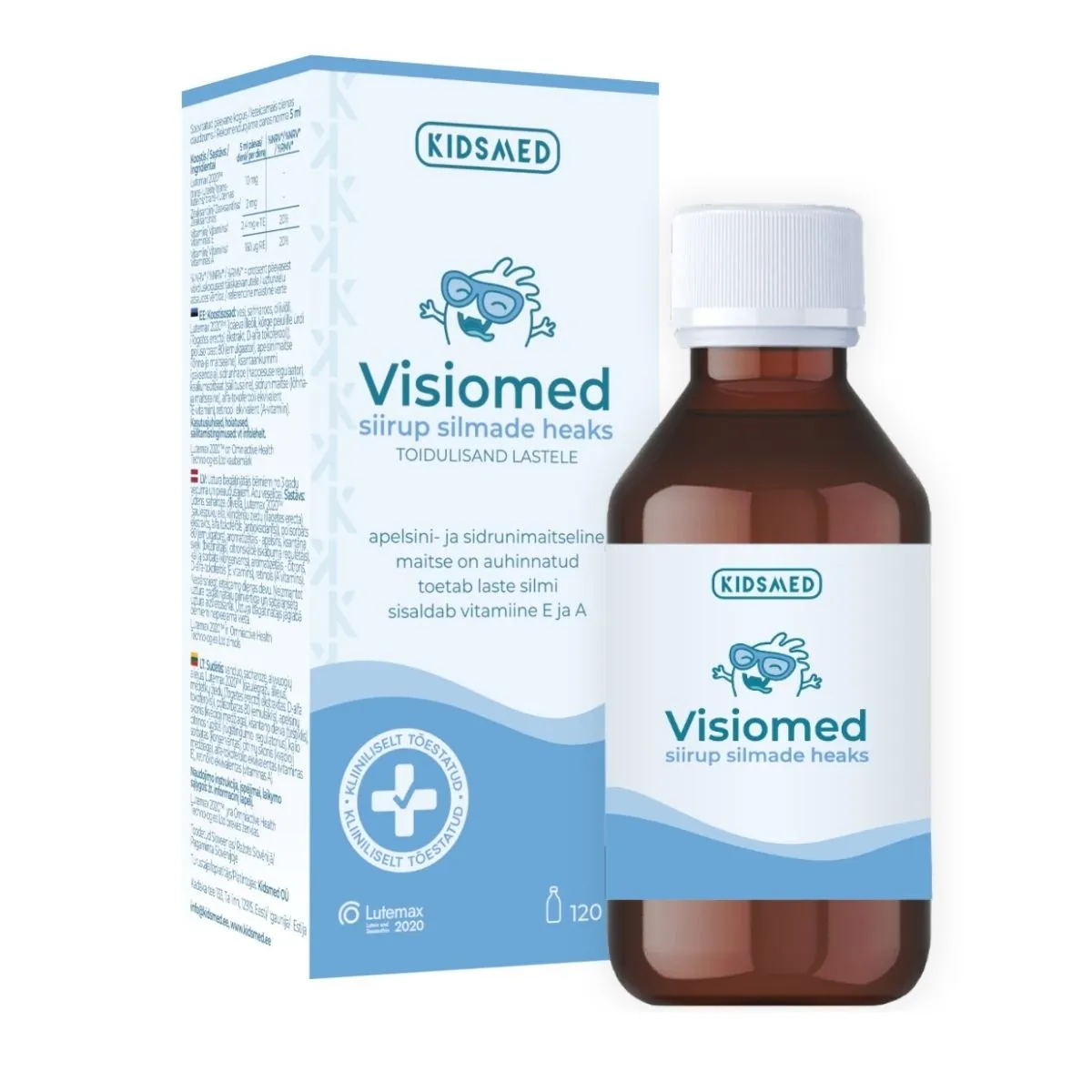 KIDSMED VISIOMED SIIRUP SILMADE HEAKS 120ML - Tootepilt