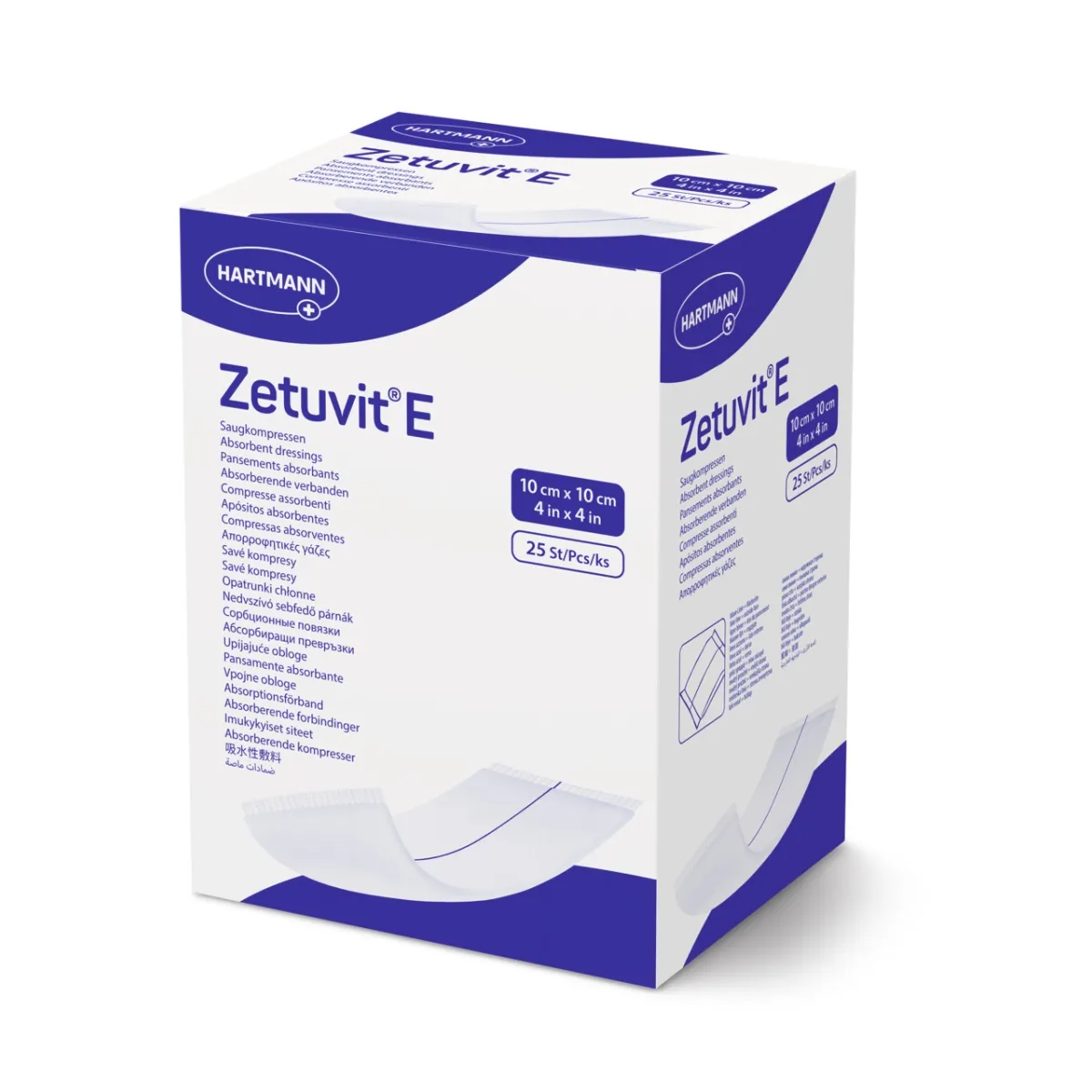 ZETUVIT E STERIILNE 10X10CM N25 - Tootepilt