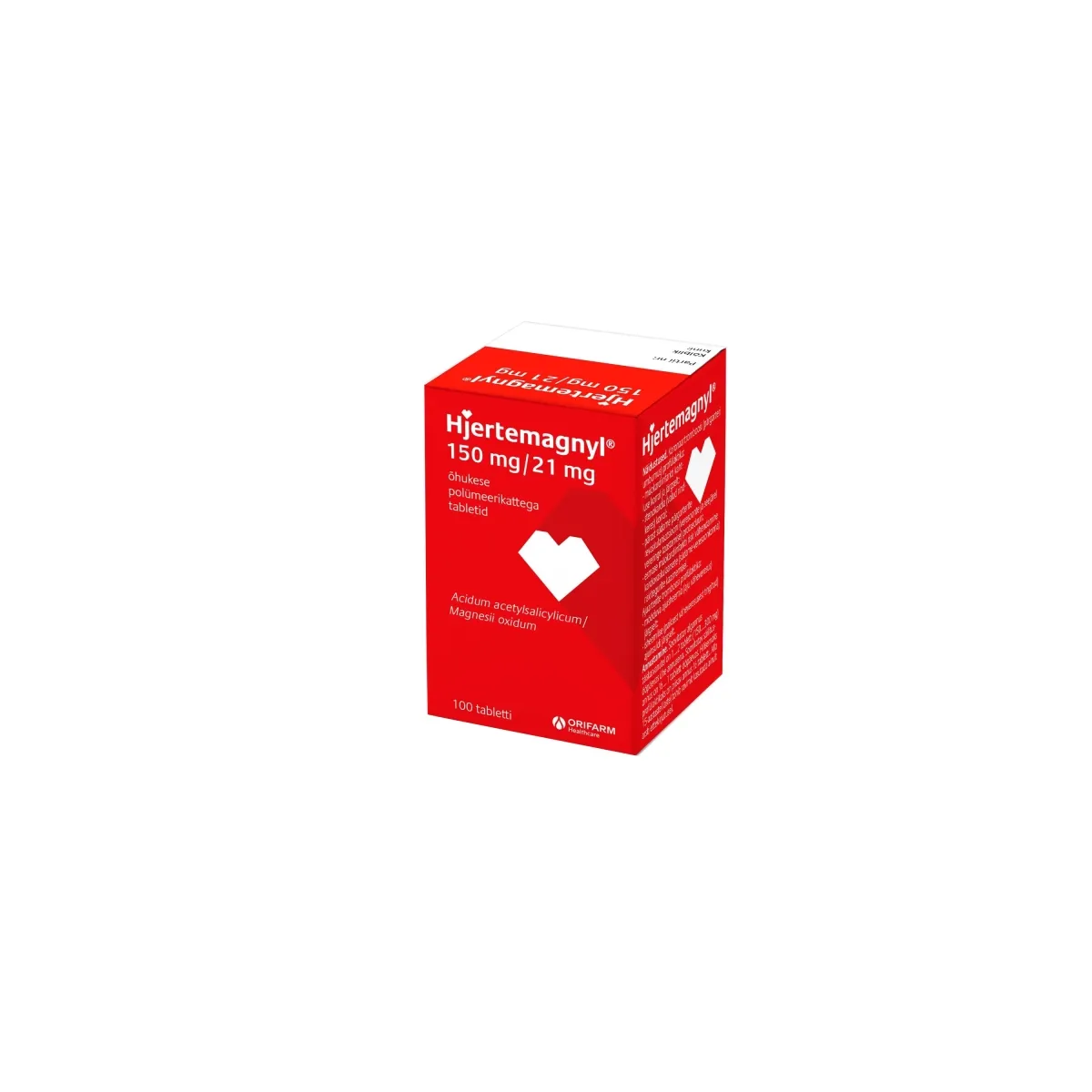 HJERTEMAGNYL TBL 150MG+21MG N100 - Tootepilt