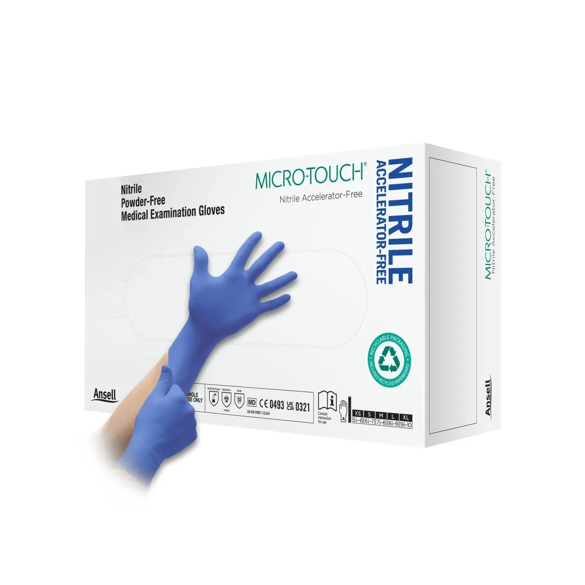 KINDAD MICRO-TOUCH NITRILE PF S N100 ACCEL.FREE PROTS - Tootepilt