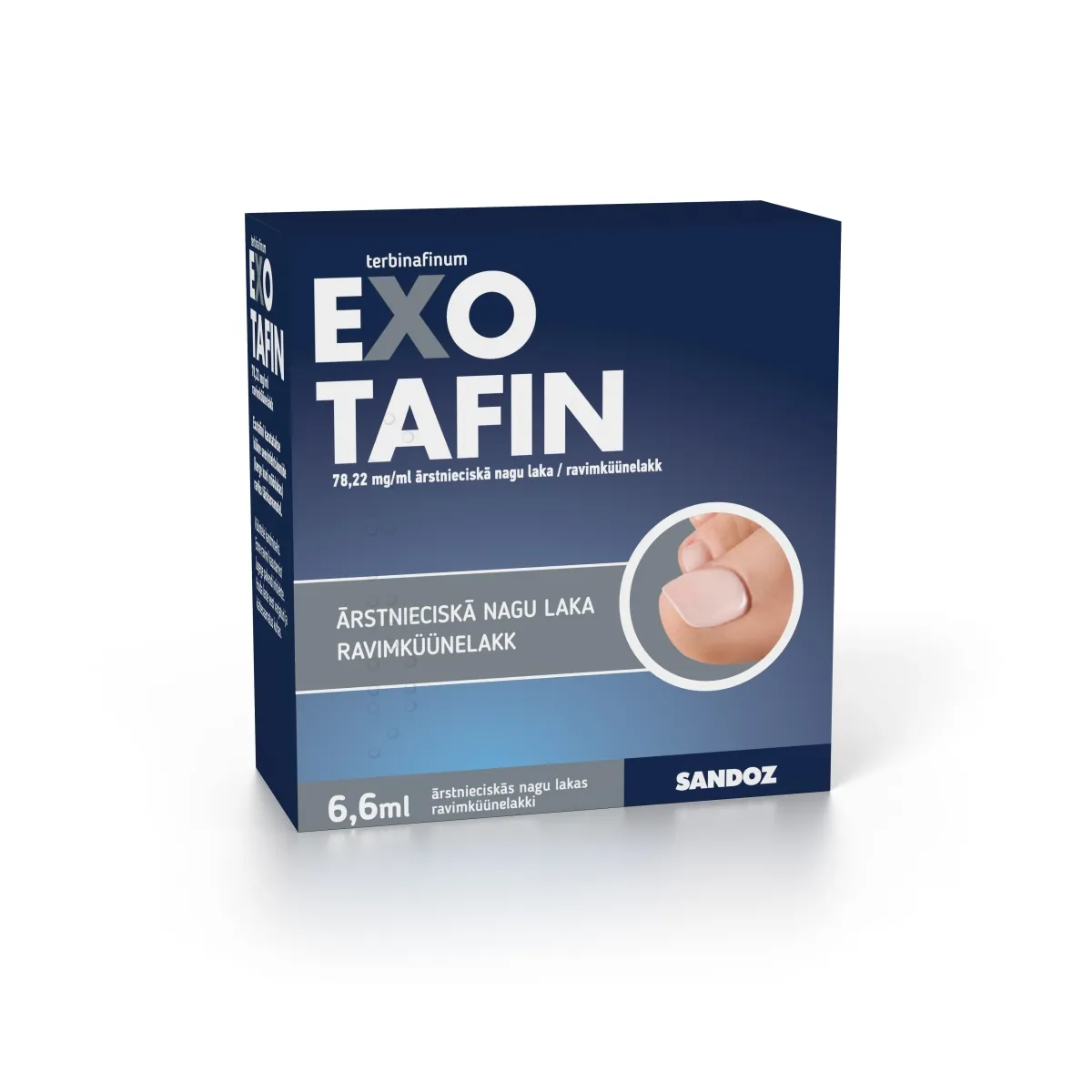 EXOTAFIN RAVIMKÜÜNELAKK 78,22MG/ML 6,6ML N1 - Tootepilt