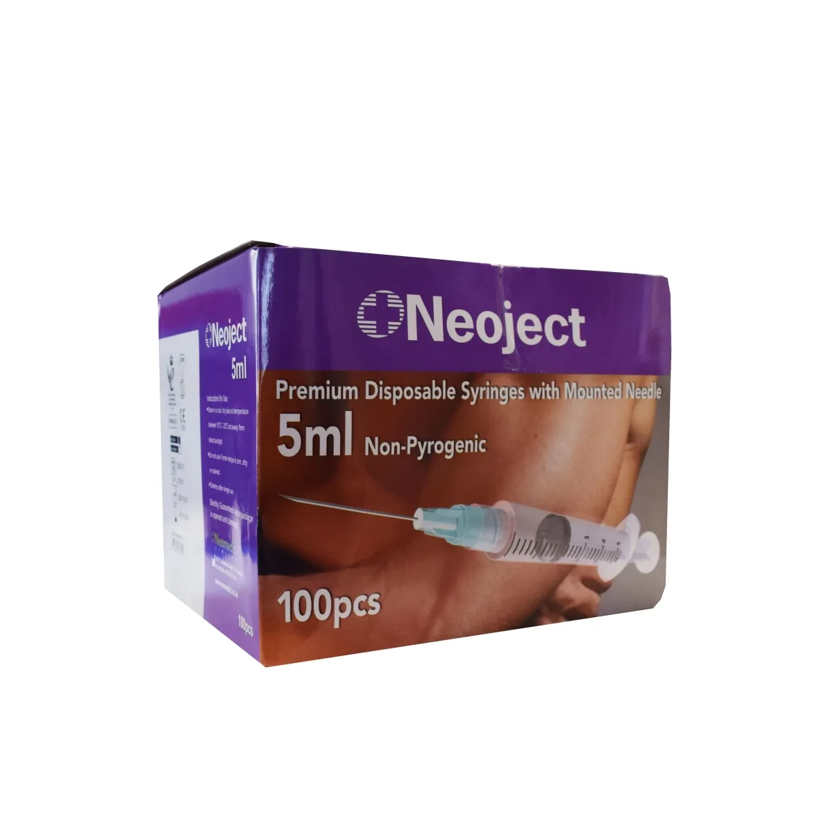 SÜSTAL NÕELAGA NEOJECT 5ML 3 OSALINE (23G) N100 /SLIP TIP/ - Tootepilt