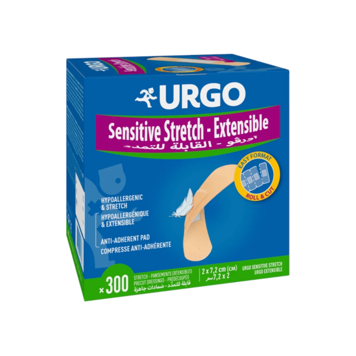 URGO PLAASTER SENSITIVE STRETCH (2X7,2CM) N300 - Tootepilt