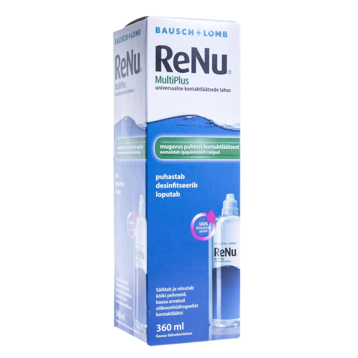BAUSCH&LOMB RENU MULTIPLUS 360ML (KONTAKTLÄÄTSEDE DES.LAH) - Tootepilt