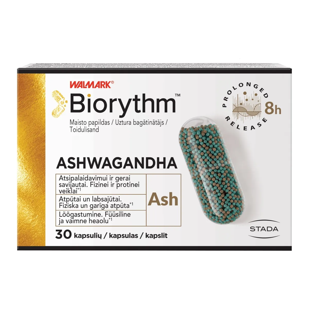WALMARK BIORYTHM ASHWAGANDHA KAPSLID N30 - Tootepilt 1