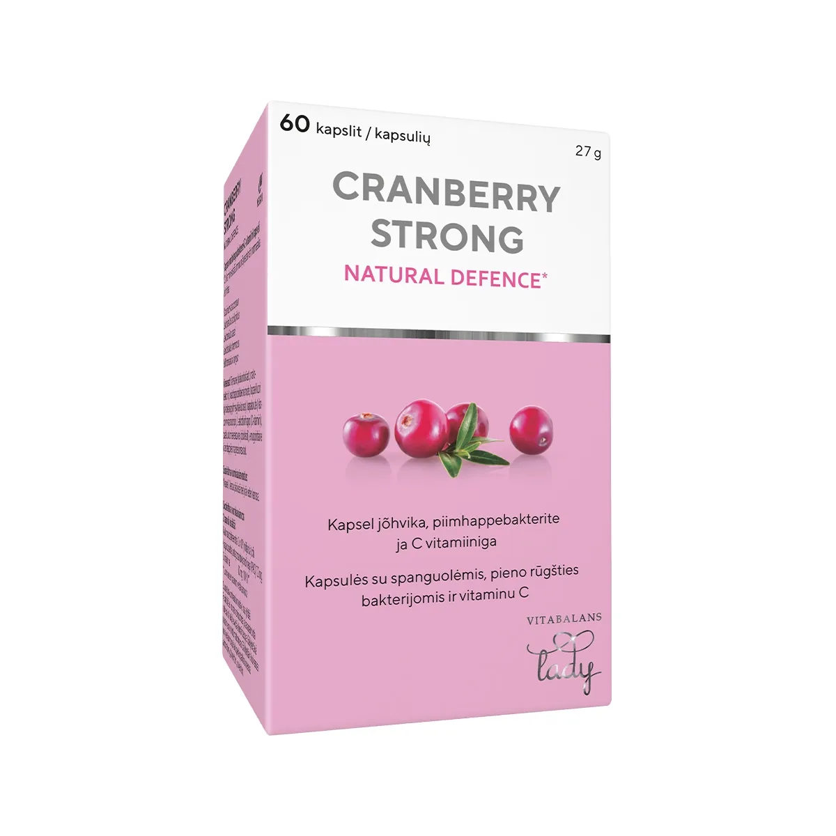 CRANBERRY STRONG CAPS N60 - Tootepilt