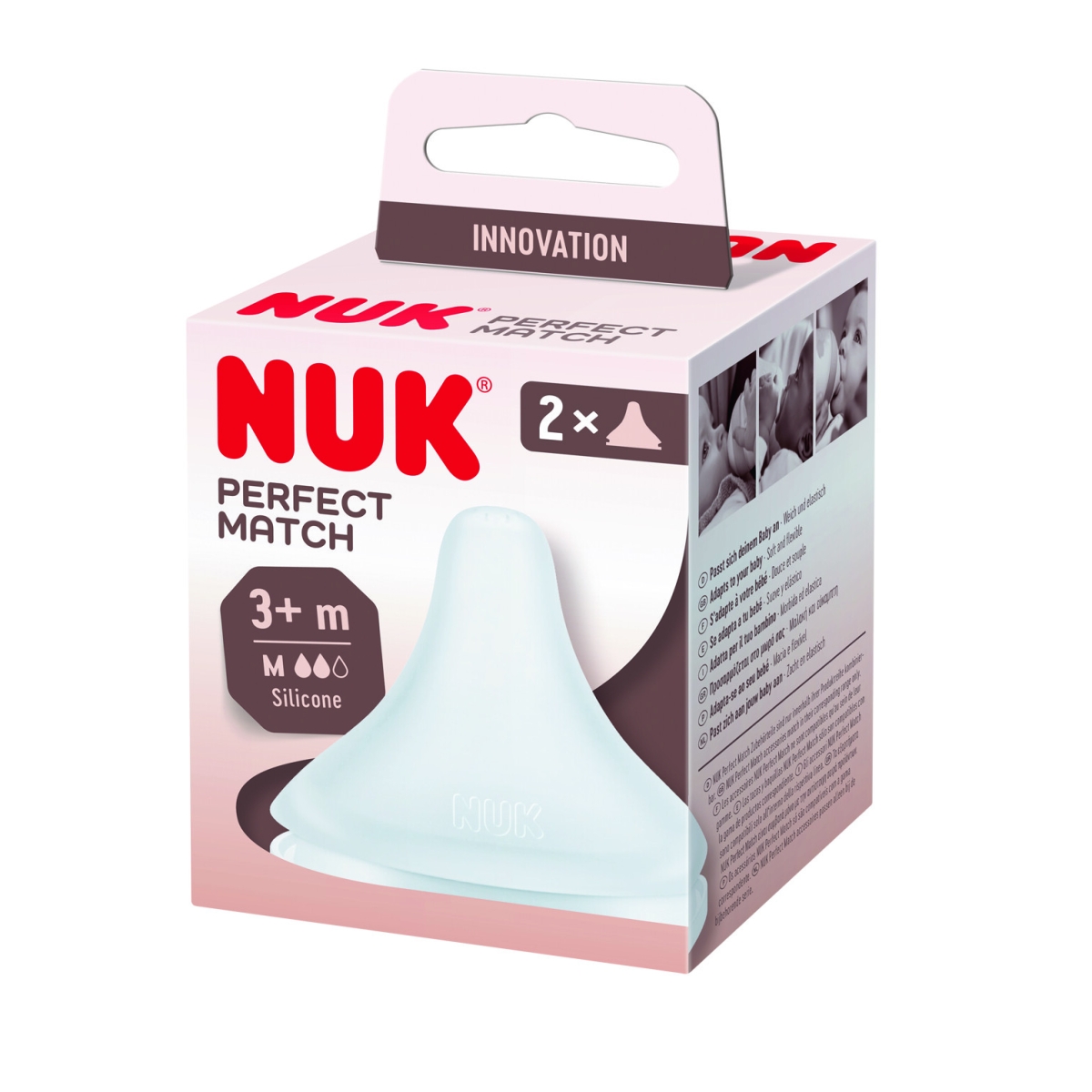 NUK PERFECT MATCH PUDELILUTT SILIK. M (3+KUUD) N2 - Tootepilt