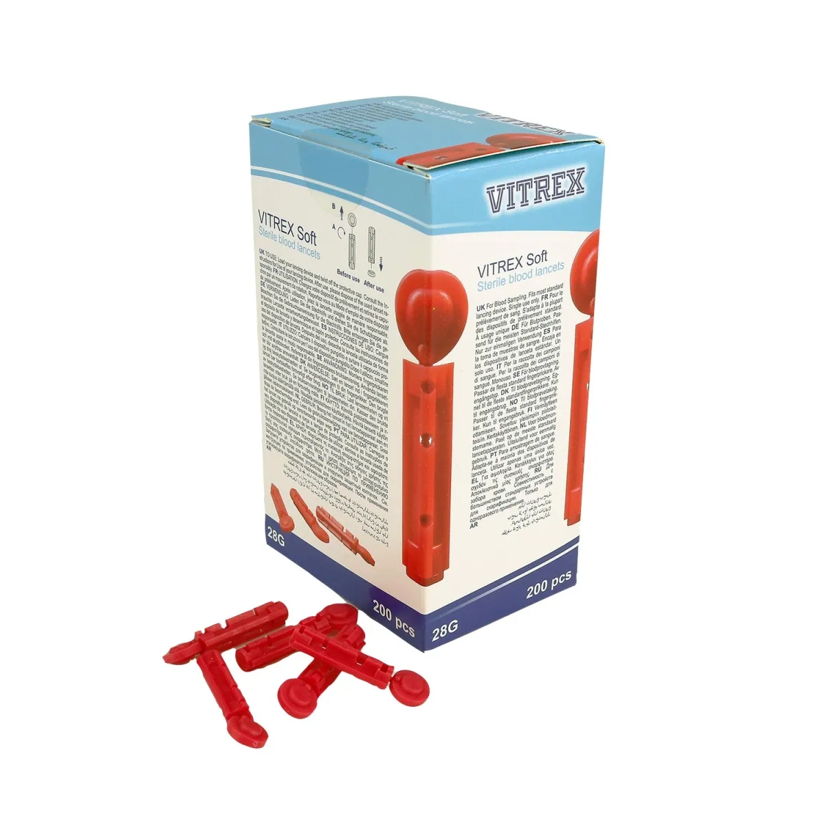 VITREX SOFT 28G LANTSETID STERIILSED N200 - Tootepilt