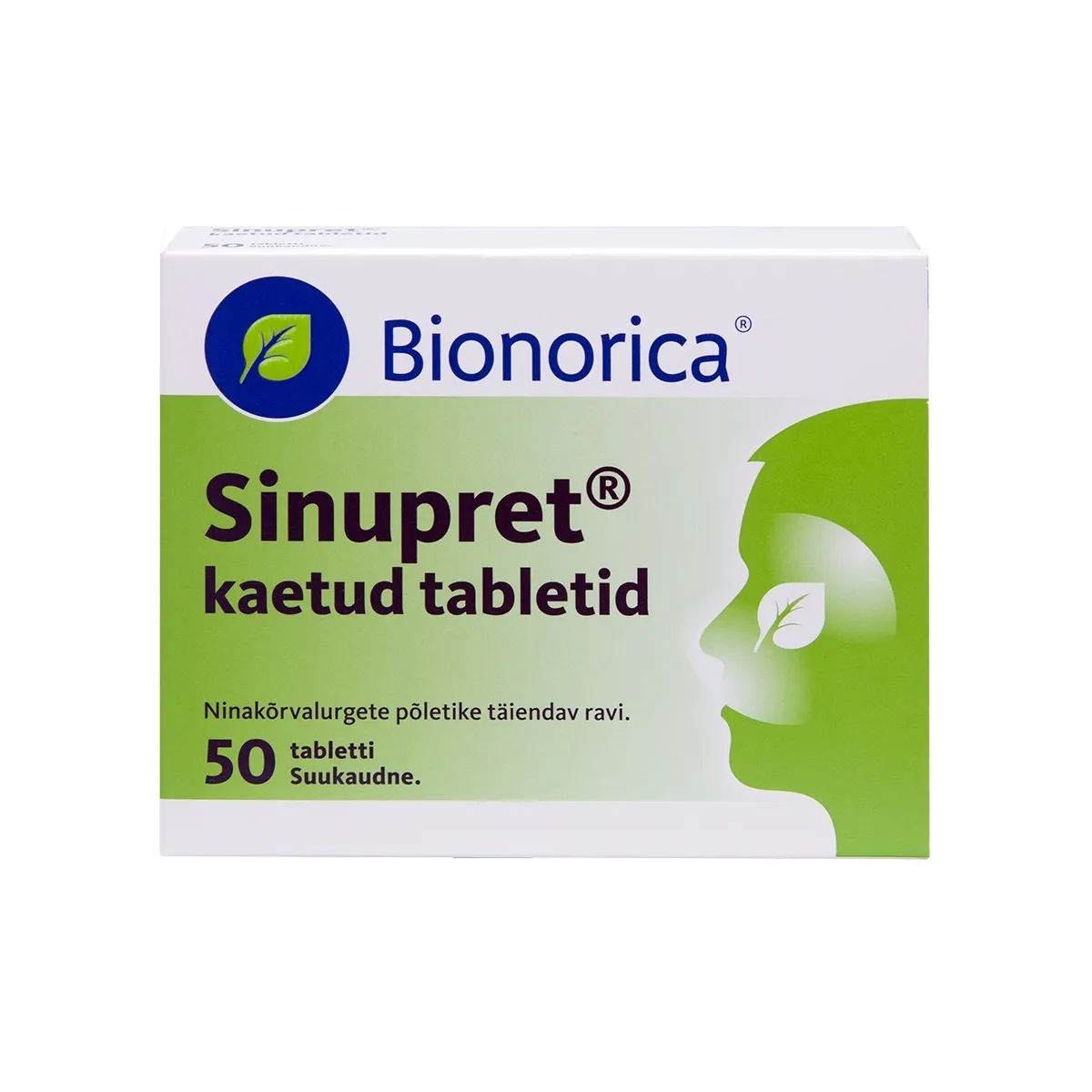 SINUPRET KAETUD TBL 6MG+18MG+18MG+18MG+18MG N50 - Tootepilt