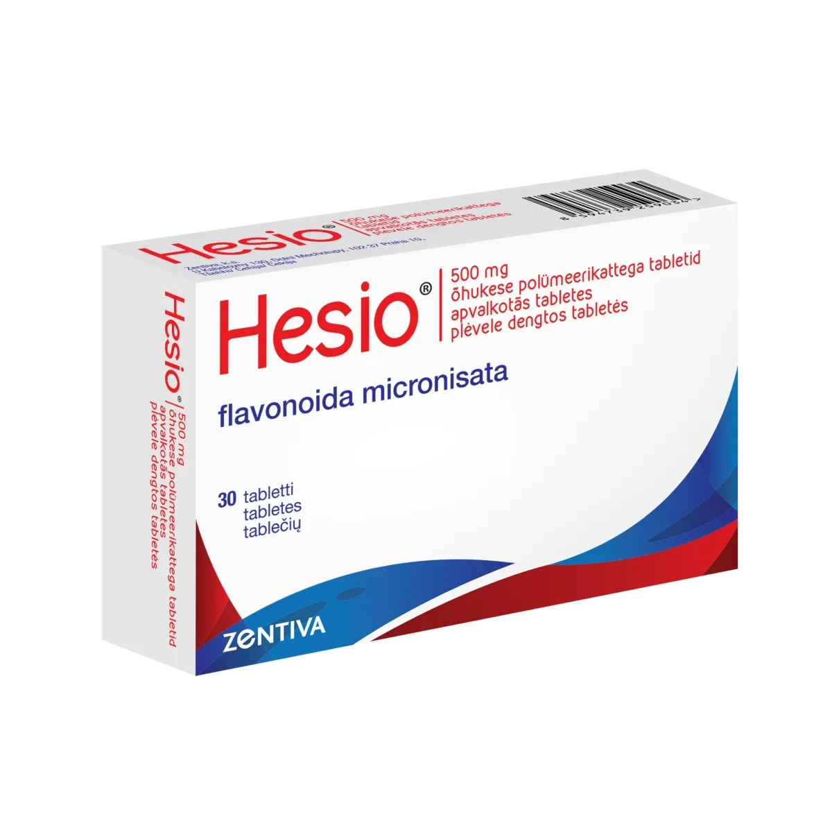 HESIO KATTEGA TBL 450MG+50MG N30 - Tootepilt